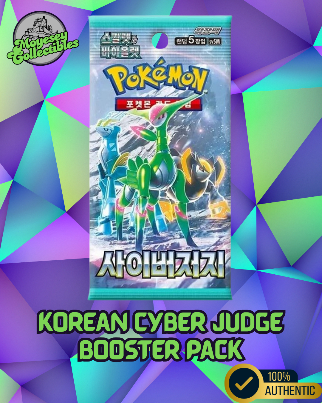 Pokemon Cyber Judge sv5M Korean Booster Pack